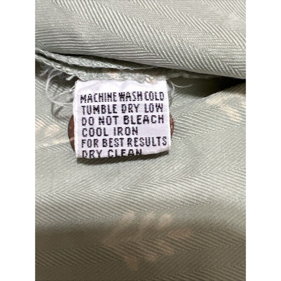 Tommy Bahama Silk Hawaiian Camp Shirt L Mint Green Floral Short Sleeve Button Up - Picture 8 of 16